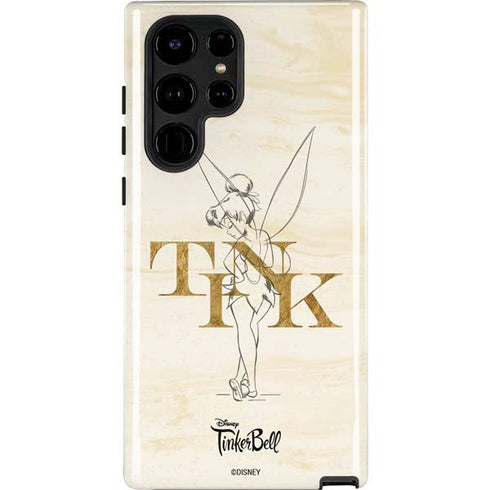 Disney Tinker Bell Tink Magic Pencil Art Galaxy S25 Ultra Impact Case